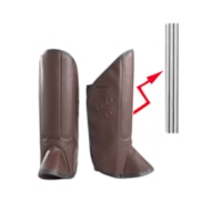 Perneira de Segurança 3 Talas PVC Velcro CA 14750 - Sayro