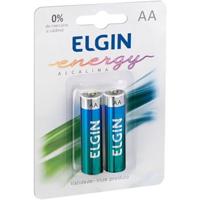 Pilha Alcalina Aa 1,5v 2 Unid Elgin Ele000000082152