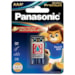 Pilha Alcalina Palito AAA 1,5V Premium Panasonic 2 unidades