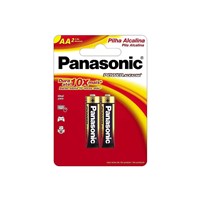 Pilha Alcalina Pequena AA Com 2 Unidades - Panasonic - Referência: 36.303-0