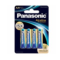 Pilha Alcalina Pequena Aa Com 4 Evolda Premium - Panasonic - Referência: 2037