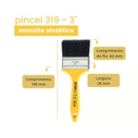 Pincél Para Esmalte 319/3 - Atlas