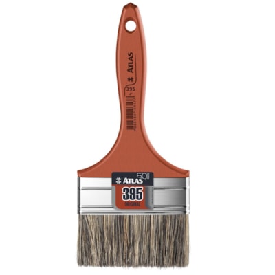 Pincel Para Látex E Acrílica Cerdas Gris 4"Pol 395/9 Atlas