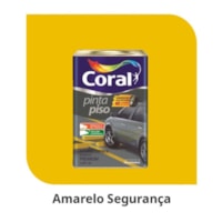 Pinta piso amarelo para demarcação 18lts Coral