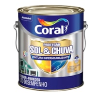 Pintura Ipermeabilizante Sol E Chuva Base P 3,2 Litros Coral