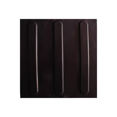 Piso tatil direcional pvc preto 250 x 250 x 3,00mm Advcomm