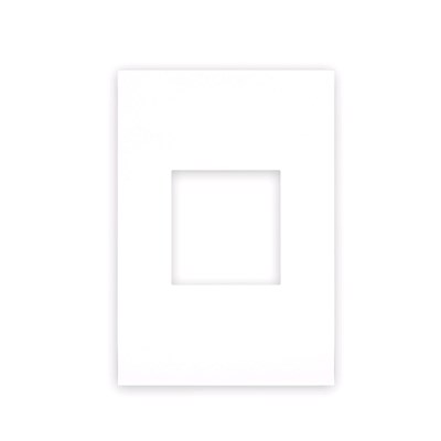 Placa 1 + 1 Posto 4x2 Quadrado Arteor Branco - Legrand - Referência: 582564B