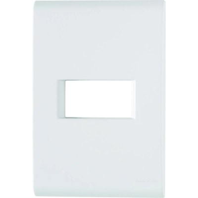 Placa 1 Posto 4x2 Horizontal Branco Liz Tramontina