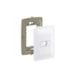 Placa 1 posto + Saida de fio 4x2 Zeffia 680137 Pial Legrand
