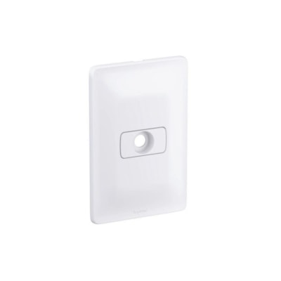 Placa 1 posto + Saida de fio 4x2 Zeffia 680137 Pial Legrand