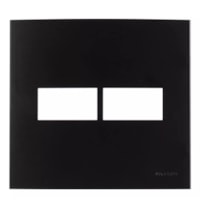 Placa 2 Postos 4x4 horizontal Infiniti Ebony Margirius 17924