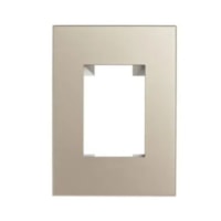 Placa 3+3 Postos 4x2 Champagne Arteor