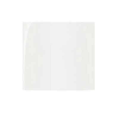 Placa 4 X 4 Cega Branca Sem Suporte Sleek - Mar Girius - Referência: 16034