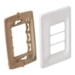 Placa 4X2 Para 3 Postos Branco 680183 Zeffia Pial Legrand