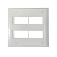 Placa 4x4 Branca 4 módulos Separados  5TG99332 Siemens