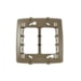 Placa 4x4 com 2 Postos + Suporte Zeffia 680174 Pial Legrand
