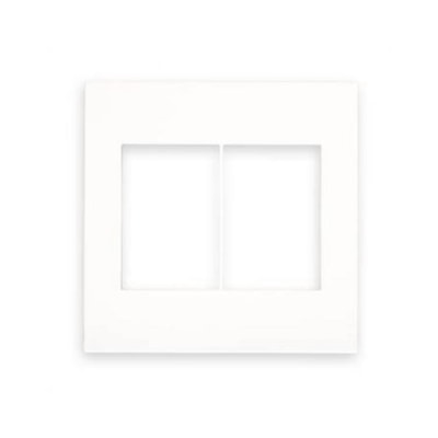 Placa Arteor 4x4 3+3 Postos Quadrada White Pial Legrand