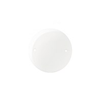 Placa Cega Redonda 3 Polegadas Branco Sem Suporte Sleek - MarGirius - Referência: 16029