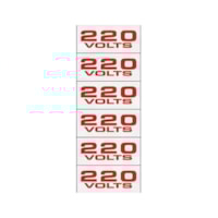 Placa De Alumínio 1,5x3,5mm 220V Com 16 Und 100CP Sinalize