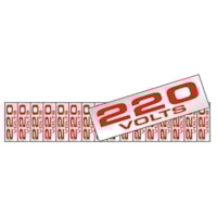 Placa De Alumínio 1,5x3,5mm 220V Com 16 Und 100CP Sinalize