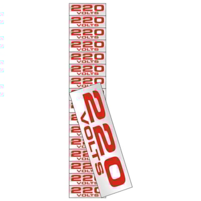 Placa De Alumínio 1,5x3,5mm 220V Com 16 Und 100CP Sinalize