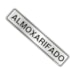 Placa de Sinalização Alumínio 5x25cm Almoxarifado Sinalize