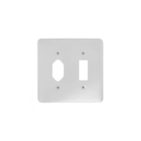 Placa p/cx 4 x 4 p/tomada exagonal + tec int Stylus Ilumi