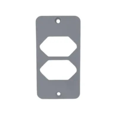 Placa P/Dailet Pvc 2 Sec Tom Hex Horizontal A1913 Hidrossol