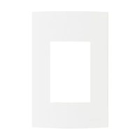 Placa para 3 Postos Horizontal 4 X 2 Branco Clean - Mar Girius - Referência: 14279