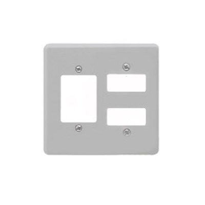 Placa Para Caixa 4 x 4 2 Separadas + 3 Seções Pial Silentoque - Legrand - Referência: 8532
