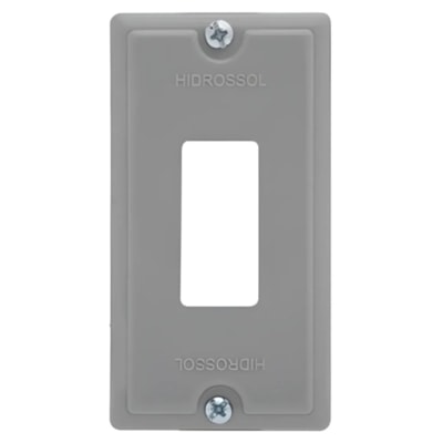 Placa Para Dailet 1 Sec Cinza A1902 Hidrossol