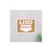 Placa sinal vinil 15 x 20 lixo organico Sinalize