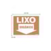 Placa sinal vinil 15 x 20 lixo organico Sinalize
