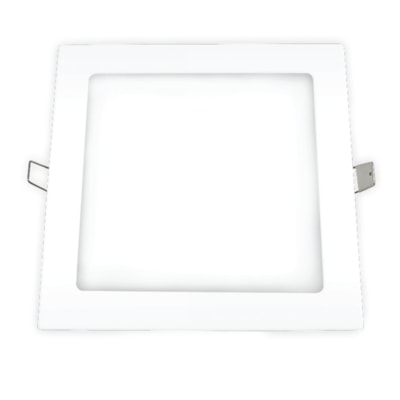 Plafon Embutido Led Quadrado 12w 6500k Bivolt - Ourolux - Referência: 03209