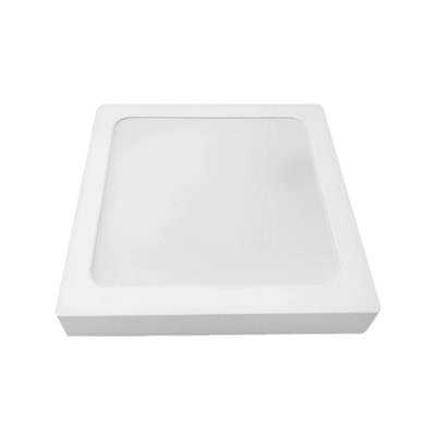 Plafon Led Sobrepor Quadrado Abs 32W 4000K 2914A Ourolux
