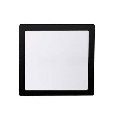 Plafon Sobrepor Led QD 18W 3000K ABS LYS Preto - Taschibra