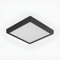 Plafon Sobrepor Led QD 18W 4000K ABS LYS Preto - Taschibra