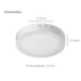 Plafon Sobrepor Redondo Slim Led 18W 6500K 213x27mm Lumanti