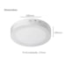 Plafon Sobrepor Redondo Slim Led 24W 3000K 290x27mm Lumanti