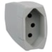 Plug Fêmea PB 10A 2P+T Cinza Prolongador Legrand 615824