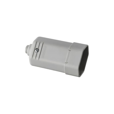 Plug femea Pb 10A 2P+T cinza TMD1-3 MarGirius