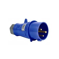 Plug Industrial Macho Azul 2p+T 32A 220/240V N3276 Steck