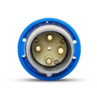 Plug Industrial p/Tomada 125A 3P+T 9H Azul 220V S4679 Steck