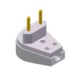Plug macho Ilumine 20A CABO gigante.250V pacote com 10 peças