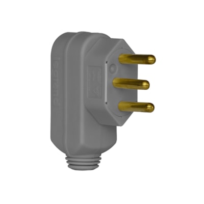 Plug Macho Lateral 10A 2P+T Pial Legrand 615921