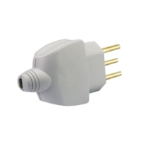 Plug Macho Pb 10A 2P T Bip Cz 250V C/10PC Ilumi 1209PCT