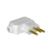 Plug Macho Pb 10A 2P+T Monobloco Branco 615901 Pial Legrand