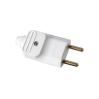 Plug macho PB 20A 2P branco PLD2-2 MarGirius