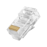 Plug Modular 8X8 Rj45 Com 1 Peça 009405 Interneed
