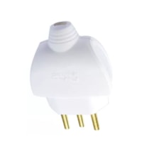 Plug Monobloco Branco 2P+T 10A 615901 Pial Legrand